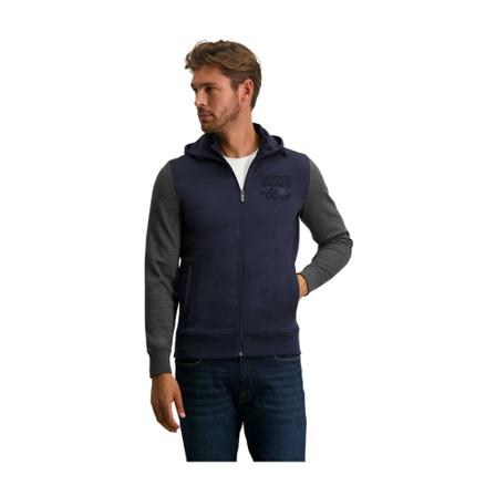 State of Art Zip-throughs , Blauw , Heren , Maat: 3XL Hoodies & sweatvesten