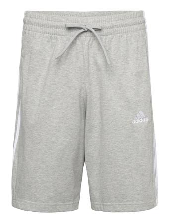 Essentials Single Jersey 3-Stripes Shorts Shorts Sweat Shorts Grå Adidas Sportswear*Betinget Tilbud