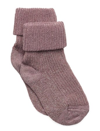 mp Denmark Ida Glitter Socks - Purple - 17/18