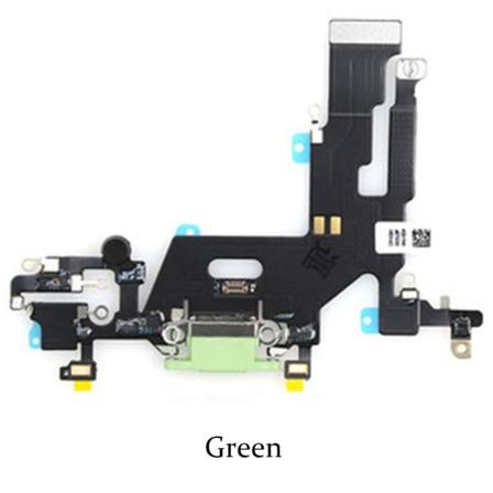iPhone 11 Laddkontakt med Flex Grön