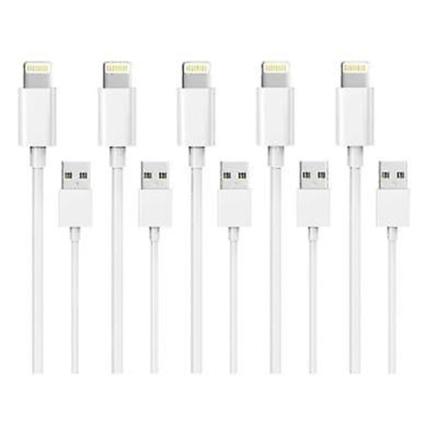 5 stk. 1M Lightning-oplader til iPhone 14/13/12/11/ Xs/Max/X/8/7/6