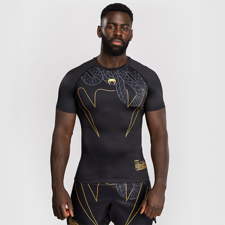 Venum Serpenti Rashguard Kortærmet Sort Sølv Guld