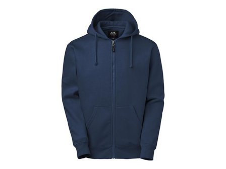 SOUTH WEST Hoodie zip Parry marin 3XL - Lyreco - Arbetskläder - Arbetströjor - Hoodies och luvtröjor