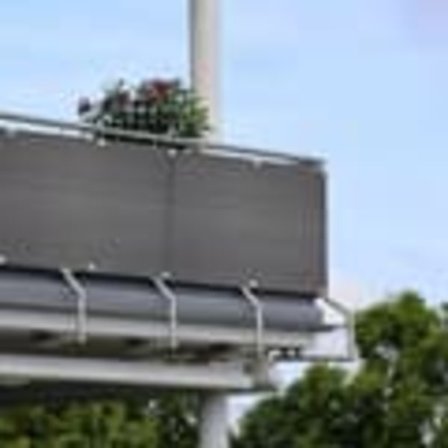 Balkongbeskyttelse 5m x 90cm