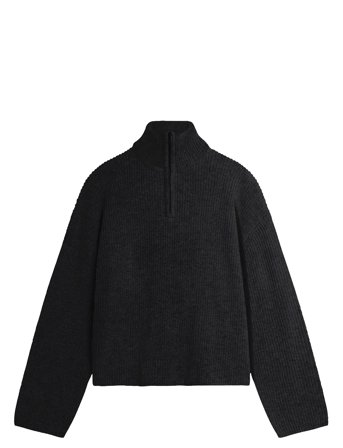 Woodbird | Wbfang Half Zip Knit | L