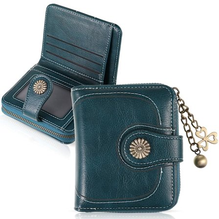 Oljavaxläder Vintage Cut Damplånböcker Söt Handväska Dam Handväska Myntbörs