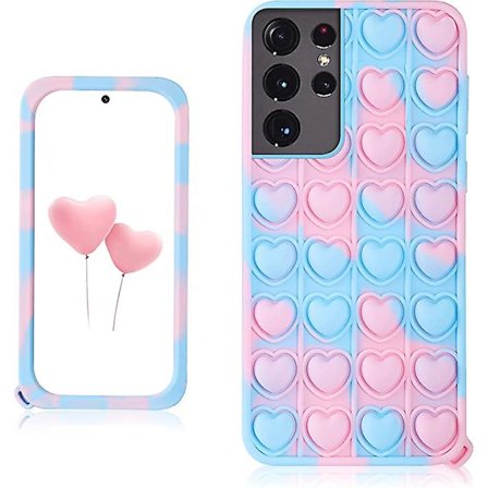Trendy Moro for Samsung Galaxy S22 Ultra Deksel, Silikon Estetisk tegneserie Morsom Søt Kul Kawaii Designer Fun Fidget Cover Cases for Gutter Jenter 