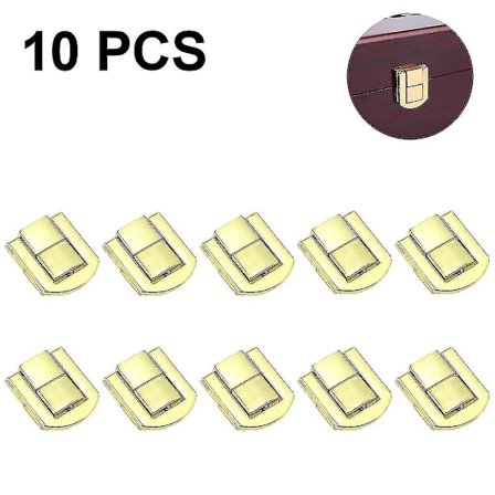 10 stk antikke låsespenner dekorative vintage låser