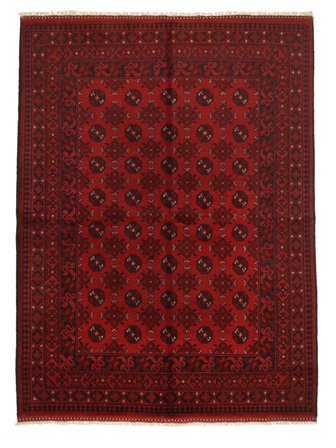 Tecido À Mão Afegão Fine Tapete 155X205 Lã Pequeno