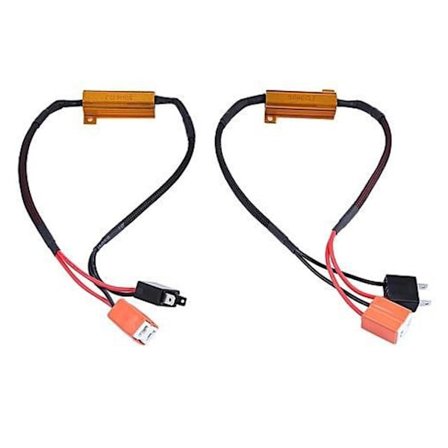 Motstånd H7 50W 6-8 Ohm för ledlampor xenon canbus dimljus