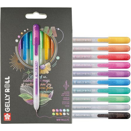 Sakura Gelly Roll Click Metallic 10-pack
