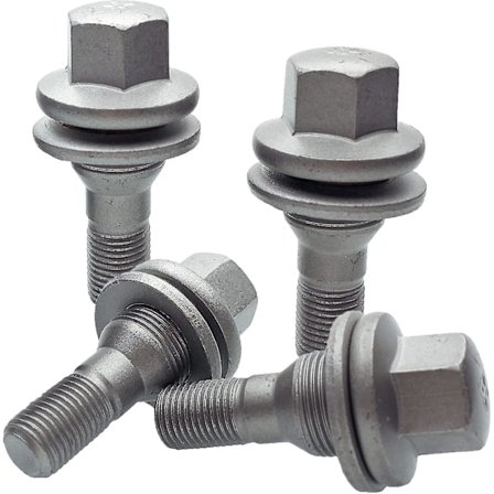 4 stk. Hjulbolte Mødre til Citroen C2 C3 C4 C5 Peugeot 206 207 308 407, Gevind M12 x 1.25
