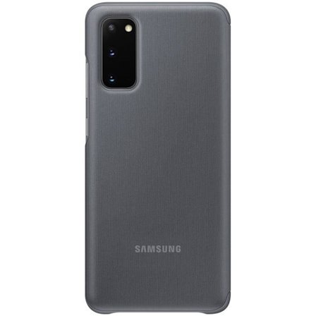 Clear View-fodral S20 Gris