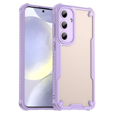 SKALO Samsung S25+ Armor Hybrid Frosted Skal - Lila