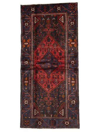 Hamadan Rug Oriental Black/Dark Red (Wool, Persia)