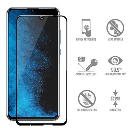 Skjermbeskytter 2.5D 5-PAKK Ram 9H HD-Clear Screen-Fit Honor 20 Lite Svart