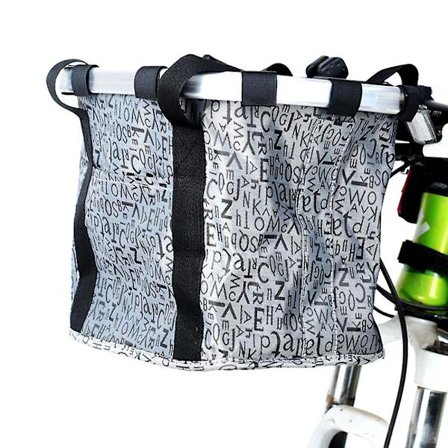 Multifunktionell Cykelkorg Hopfällbar Avtagbar Styre Metall Aluminiumram Korg