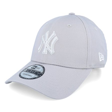 New Era - MLB Gris adjustable Casquette - New York Yankees 9FORTY Gray Adjustable @ Hatstore