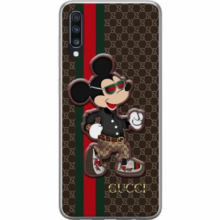Samsung Galaxy A70 Genomskinligt Skal Cc Happy Mouse