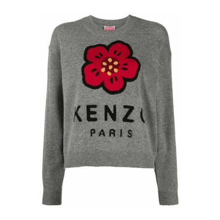 Kenzo, Knitwear Szary, Kobieta, Rozmiar: M