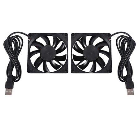 80mm 5V USB Vifte 80mm 8cm 8015 Børsteløs DC Kjølevifte PC Datamaskin Ruter Kabinett Viftekjøler 2 stk
