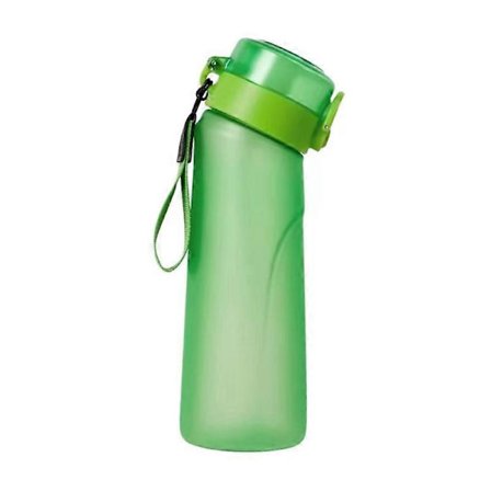 Smaksättande Doft Frukt Smaker Vattenflaska, Återanvändbar Drickflaska med Poddar, Hälsosam Arom Smaksatt Flaska för Gym Kontor Resor Utomhus