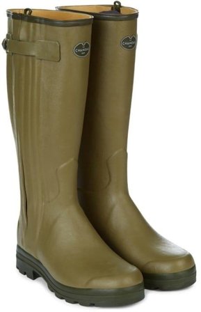 Le Chameau M's Chasseur Leather Lined Boot Green