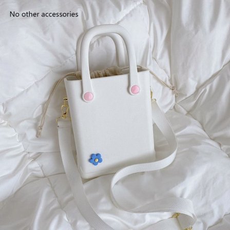 Cave Dot Handväska Jelly Beach Bag VIT