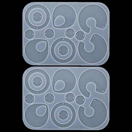 2 Stk Øredobber Resin Mold Ørekroker Anheng Silikonform