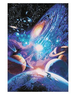 Diamond painting Universum - WizardiArt