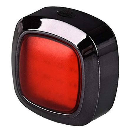 Smart Baklykta för Cykel, Ultra Ljus, Bromsdetektering, USB Laddningsbar, IPX6 Vattentät, Säkerhetsbaklykta för Cykling, Passar Alla Vägcyklar