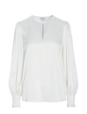 Bienna Bluse Langermet Hvit Dea Kudibal*Betinget Tilbud