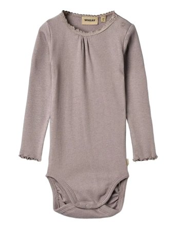 Wheat Rib Body L/S Lotta - Purple - 86