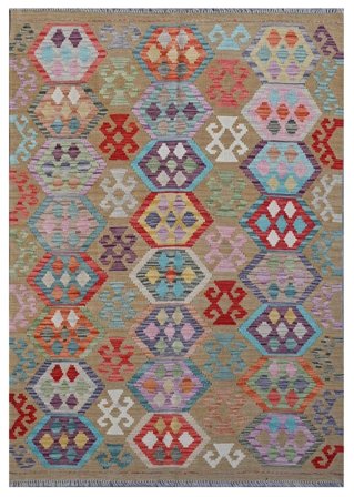 Håndvevd Kelim Afghan Old Style Teppe 120X169