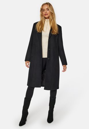 SELECTED Alma Wool Coat Black Klær