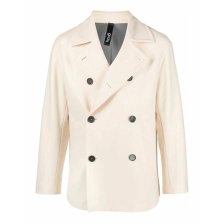 Hevo, Double-Breasted Coats Beige, Heren, Maat:L