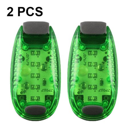 2 st USB-drivna LED-säkerhetsljus - Ljust bakljus för cykel fungerar utmärkt som löpljus för joggare, husdjur, cykel S
