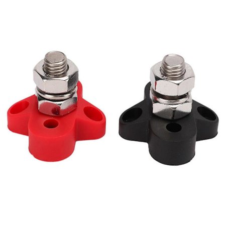 48V Strömfördelningsbultar Batteri Ström Jord Kopplingsplint Sammanskena Kontakt M10 3/8in