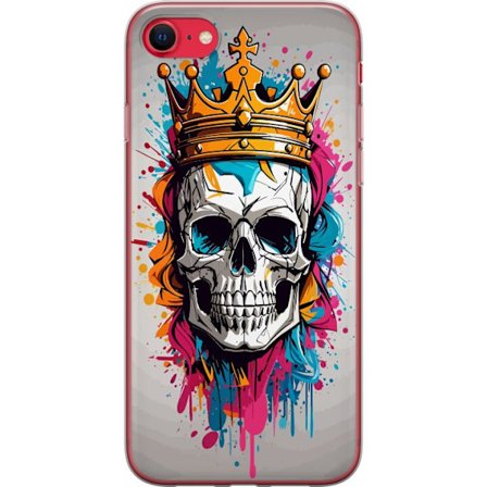 Kompatibelt Mobilskal till Apple Apple iPhone 7 Krönt Skallekung i Urban Street Art-stil