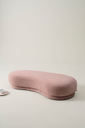 Jotex - Puff Tåkerosa - COCONINO - Kjøp Sittepuffer hos Jotex