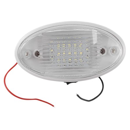 12v LED-lys med bryter campingvogn bobil båtmarkise hvit