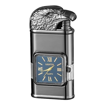 Double Fire-präglad watch Lighter Multi-Use Vintage Lighter Present för födelsedag