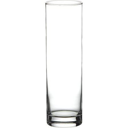 Flora Rett Sylindrisk Vase 26 cm, Glass, Transparent, 26CM