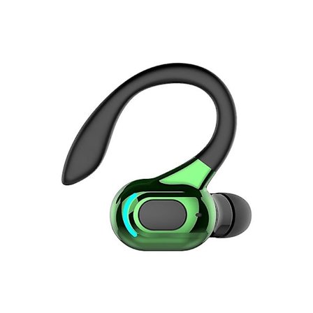 Bluetooth-headset Bluetooth 5.2 Enkelt headset Business-hovedtelefon Trådløs øretelefon Ørekrog Bas Støjreducerende headset Sports Gaming-øretelefoner