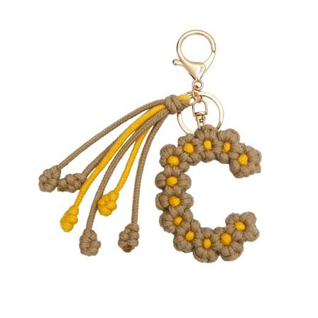 Brev nøglering Taske vedhæng C C