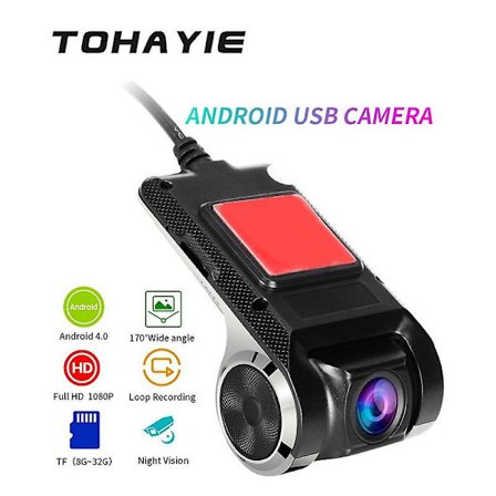 1080p HD Bil DVR Videoopptaker for Wifi Android USB Skjult Nattsyn Bilkamera 170 Bred Vinkel Dash Cam G-sensor Sjåfør Dash Cam