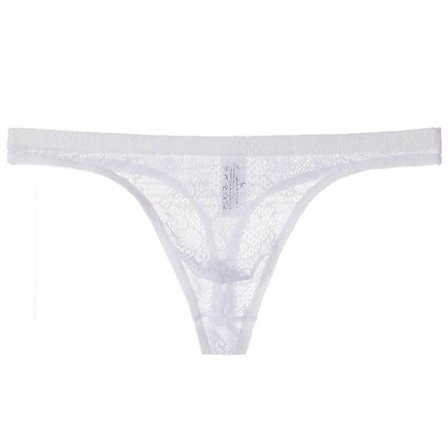 Herre Underbukser Blondekant Åndbart Mesh Hurtigtørrende Lav Talje Tætsiddende Sømløs Fugttransporterende Herre Trusser Herretøj-Xin