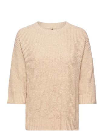 Sc-Glenda Tops Knitwear Jumpers Beige Soyaconcept