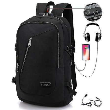 Student Backpack Usb Charging School Bag Youth Computer Bag