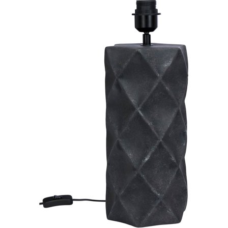 PR Home - Lampefot Hazel antacit 43 cm 4604303 Antrasitt